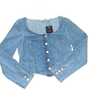 Levi's Light Blue Denim Button-Up long sleeve top